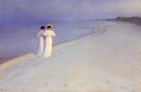 Peder Severin Kroyer - Tarde de verano en la playa